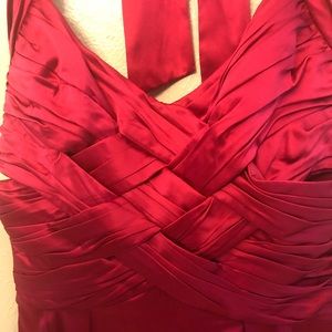 Fucsia silk dress